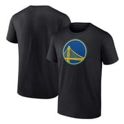 Men's Fanatics Branded Black Golden State Warriors Primary Logo T-Shirt