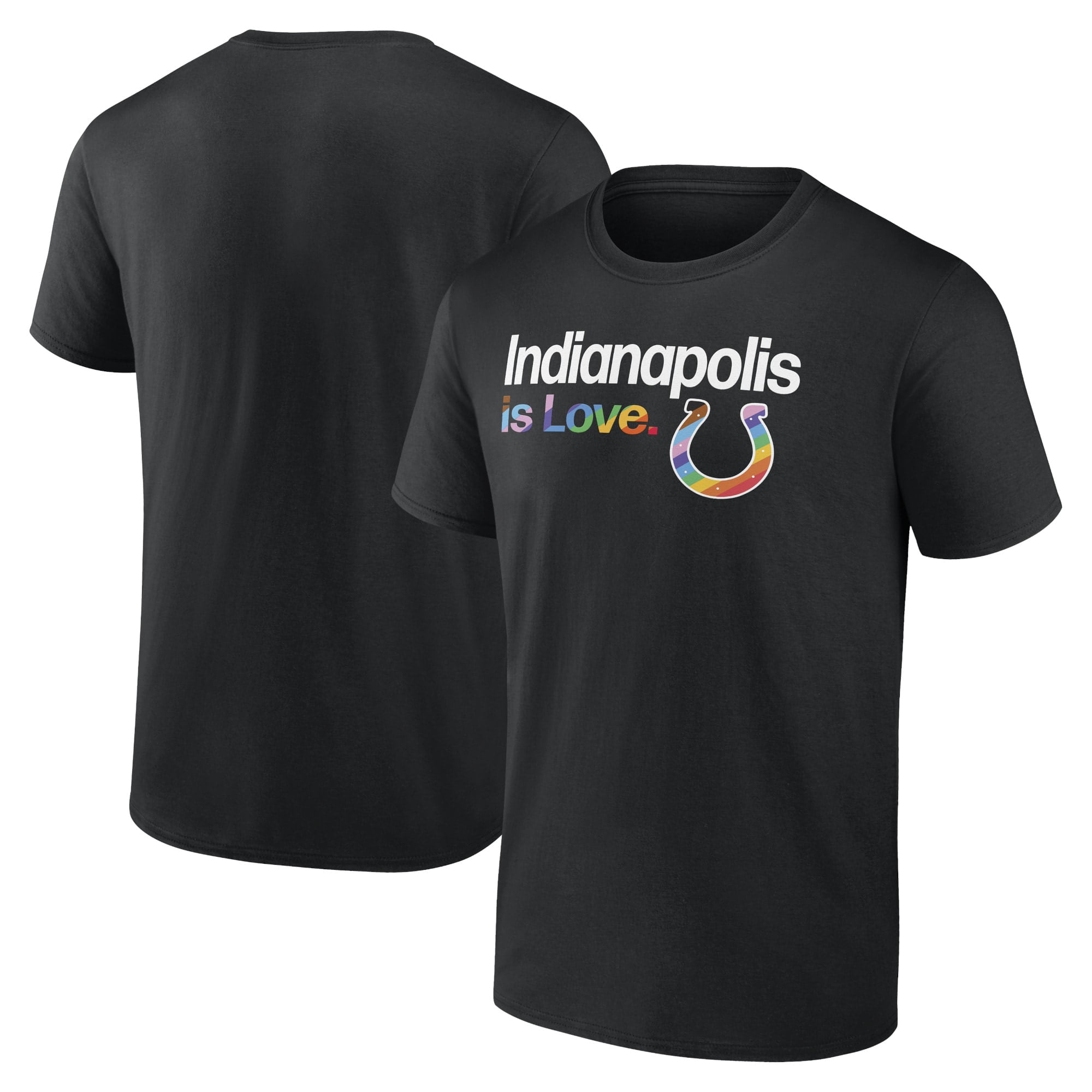 Men s Black Indianapolis Colts Midnight Mascot T Shirt Walmart