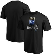 Men's Fanatics Branded Black Kansas City Royals Team Midnight Mascot T-Shirt