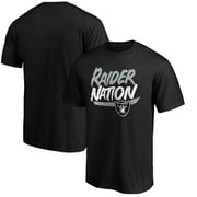 Men's Fanatics Branded Black Las Vegas Raiders Hometown Collection Raider Nation T-Shirt