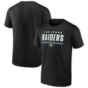 NFL BRAND Men's Black Las Vegas Raiders Speed & Agility T-Shirt