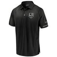 thumbnail image 1 of Men's Fanatics Branded Black Los Angeles Kings Authentic Pro Rinkside Polo, 1 of 3