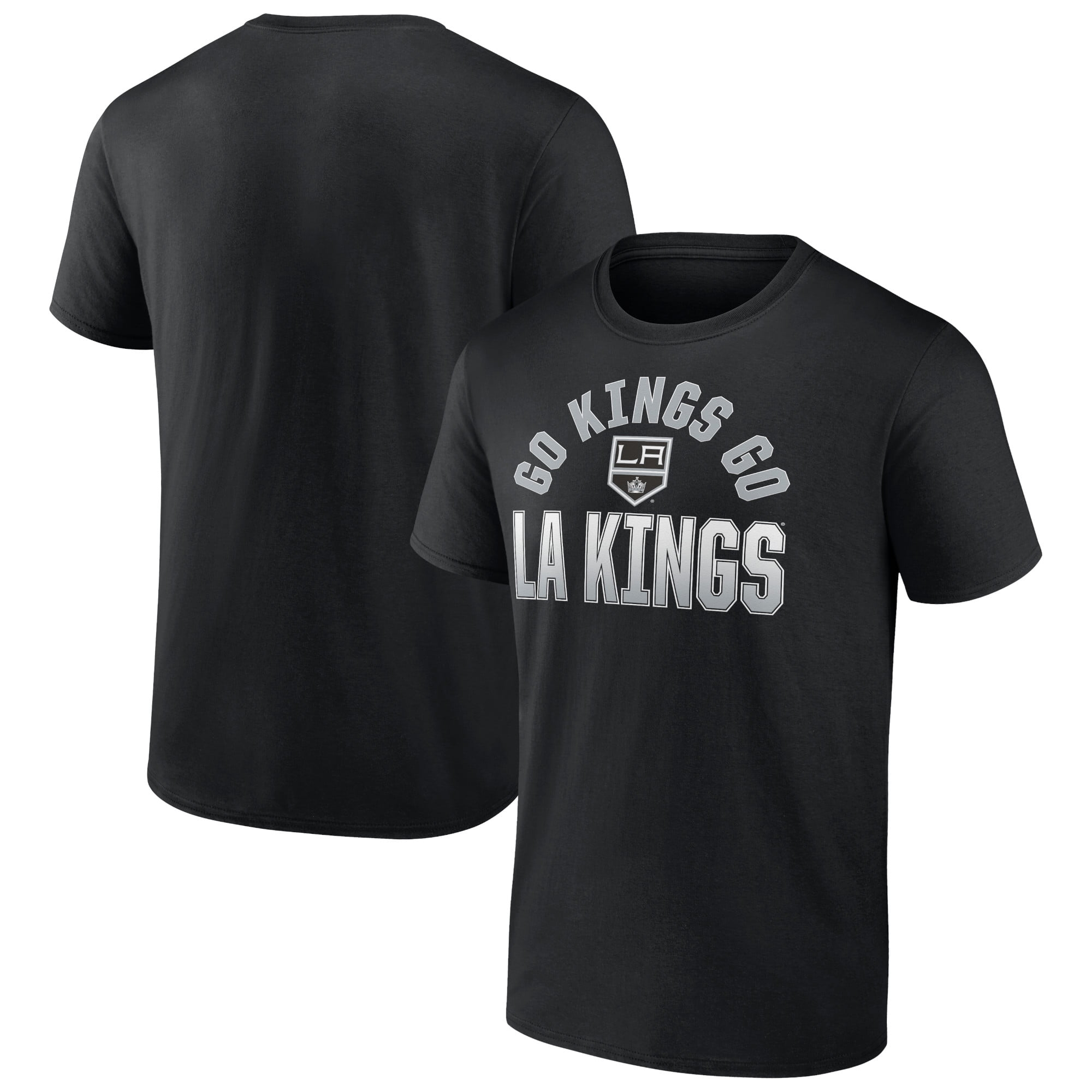 Men s Black Los Angeles Kings Open Net T Shirt Walmart