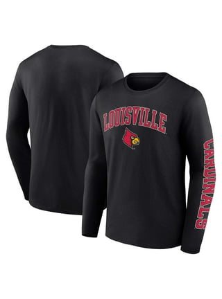 Men's Top of the World Red Louisville Cardinals Washed Cotton