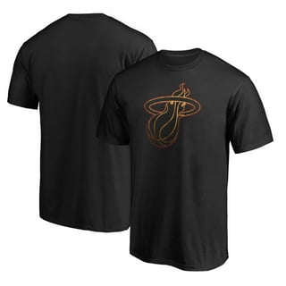Men's Miami Heat adidas Black Icon Status Ultimate climalite Long Sleeve  T-Shirt
