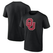 Men's Fanatics Branded Black Oklahoma Sooners Logo T-Shirt