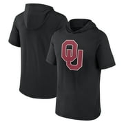 Men's Fanatics Branded  Black Oklahoma Sooners Primary Logo Hoodie T-Shirt