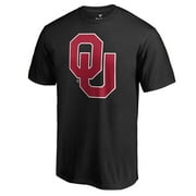 Men's Fanatics Branded Black Oklahoma Sooners Primary Logo T-Shirt