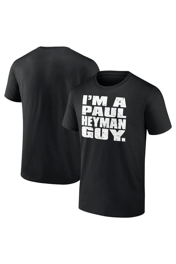 Men's Black Paul Heyman I'm A Paul Heyman Guy T-Shirt
