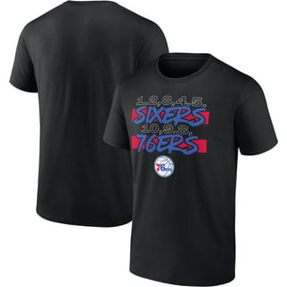  Black 76ers Big 3 Logo Hooded Sweatshirt Adult : Clothing,  Shoes & Jewelry