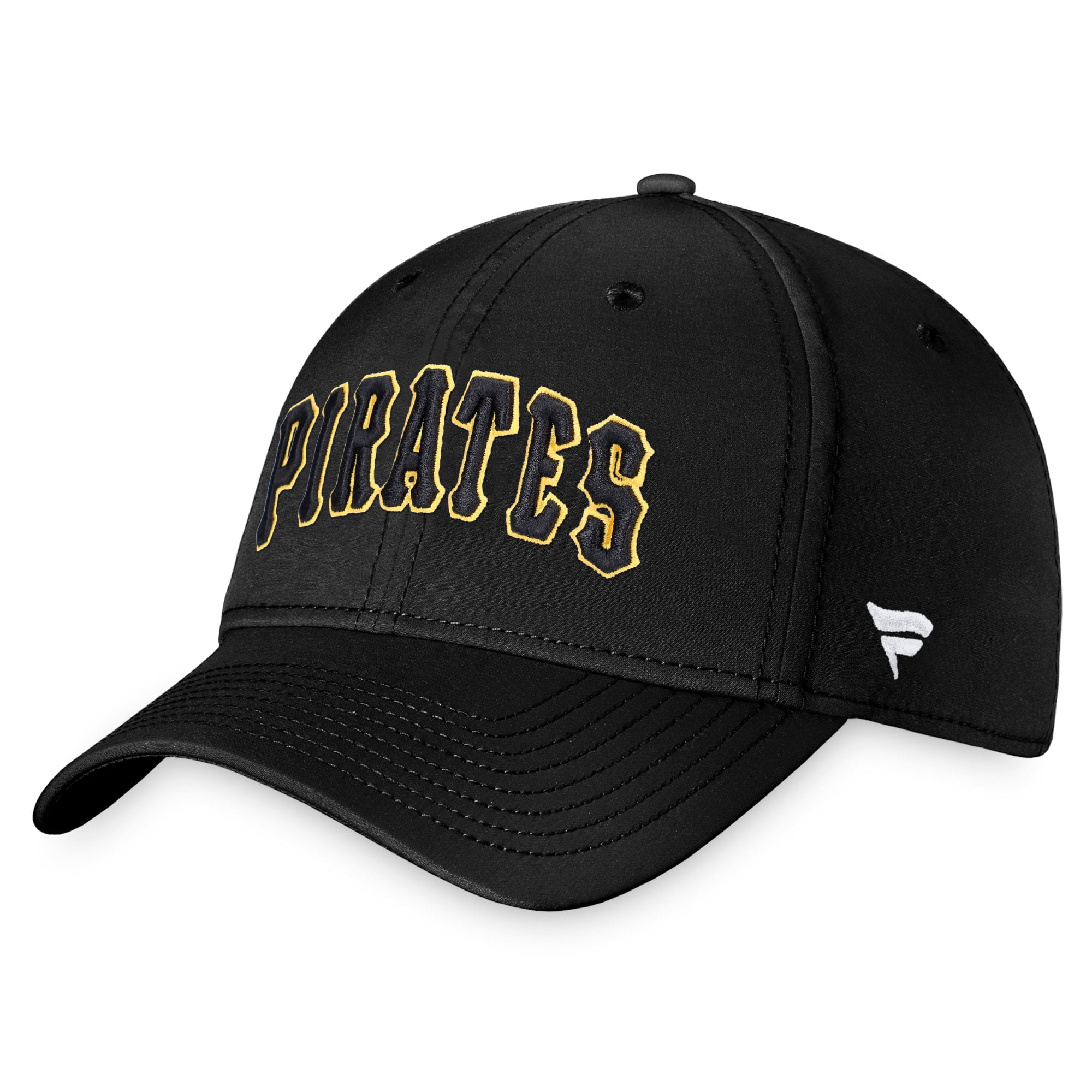 Men's Fanatics Branded Black Pittsburgh Pirates Cooperstown Core Flex Hat 