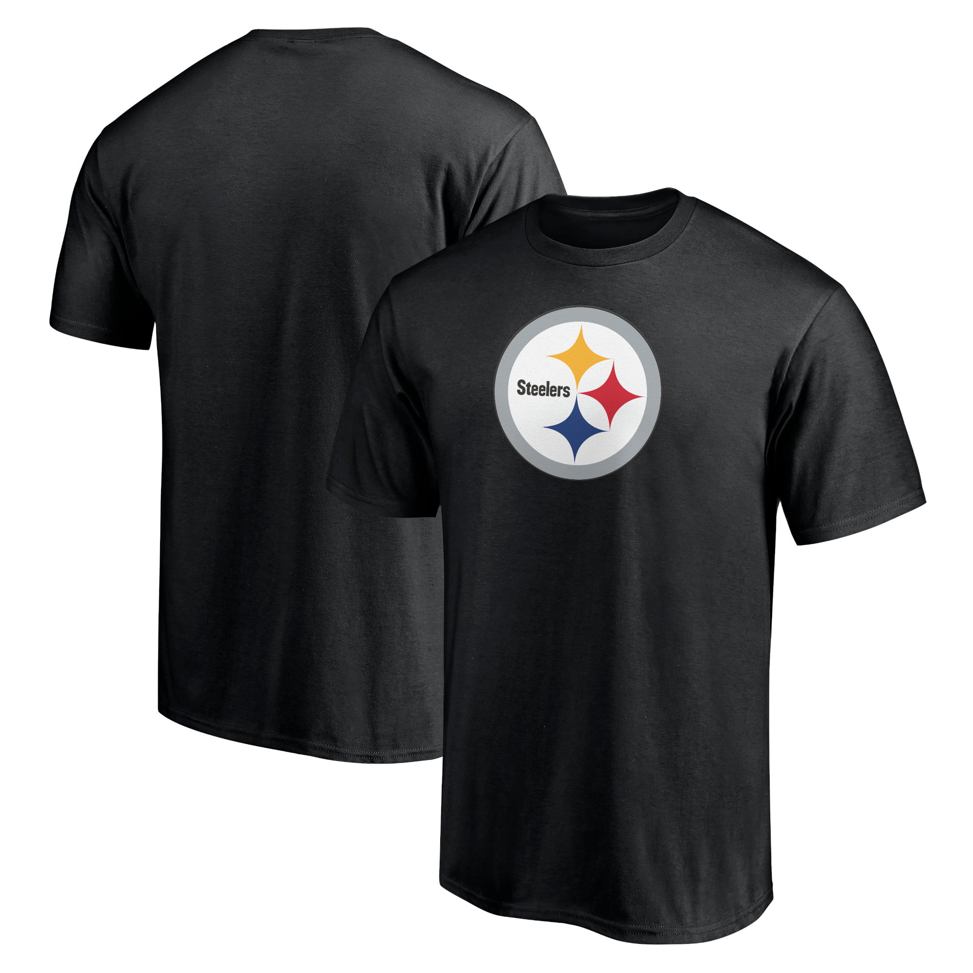 Men's Fanatics Branded Black Pittsburgh Steelers Primary Team Logo T-Shirt  