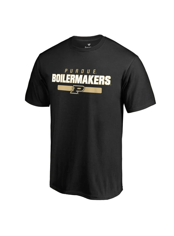 Men's Fanatics Branded Black Purdue Boilermakers Team Strong T-Shirt