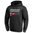 thumbnail image 1 of Men's Black Richmond Raceway ISC Track Outline Pullover Hoodie, 1 of 3