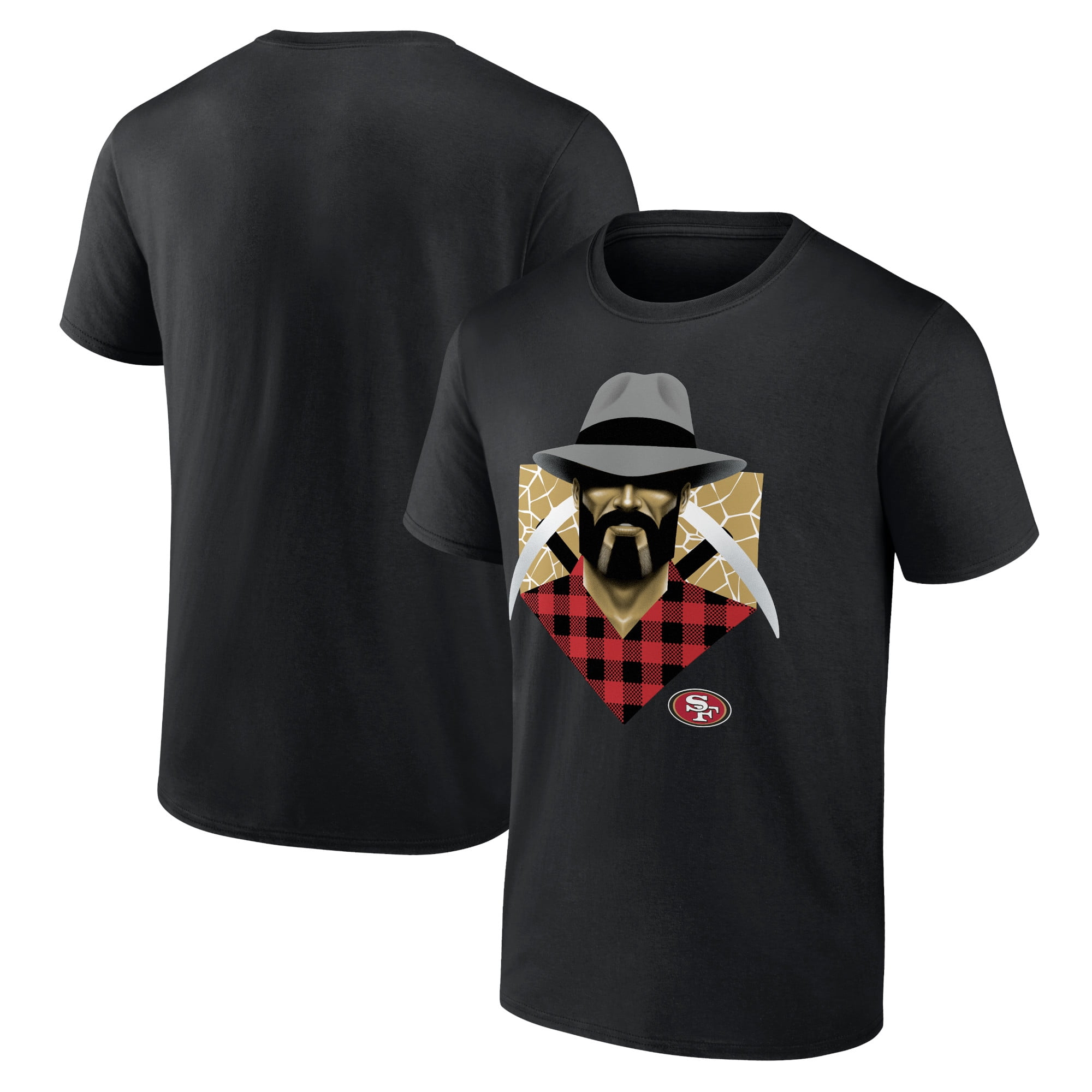 Men's Black San Francisco 49ers 2024 NFL Draft Illustrated TShirt