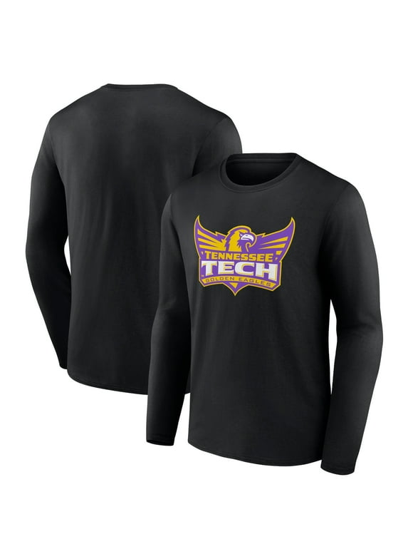 Men's Fanatics Branded Black Tennessee Tech Golden Eagles Lockup Team Long Sleeve T-Shirt