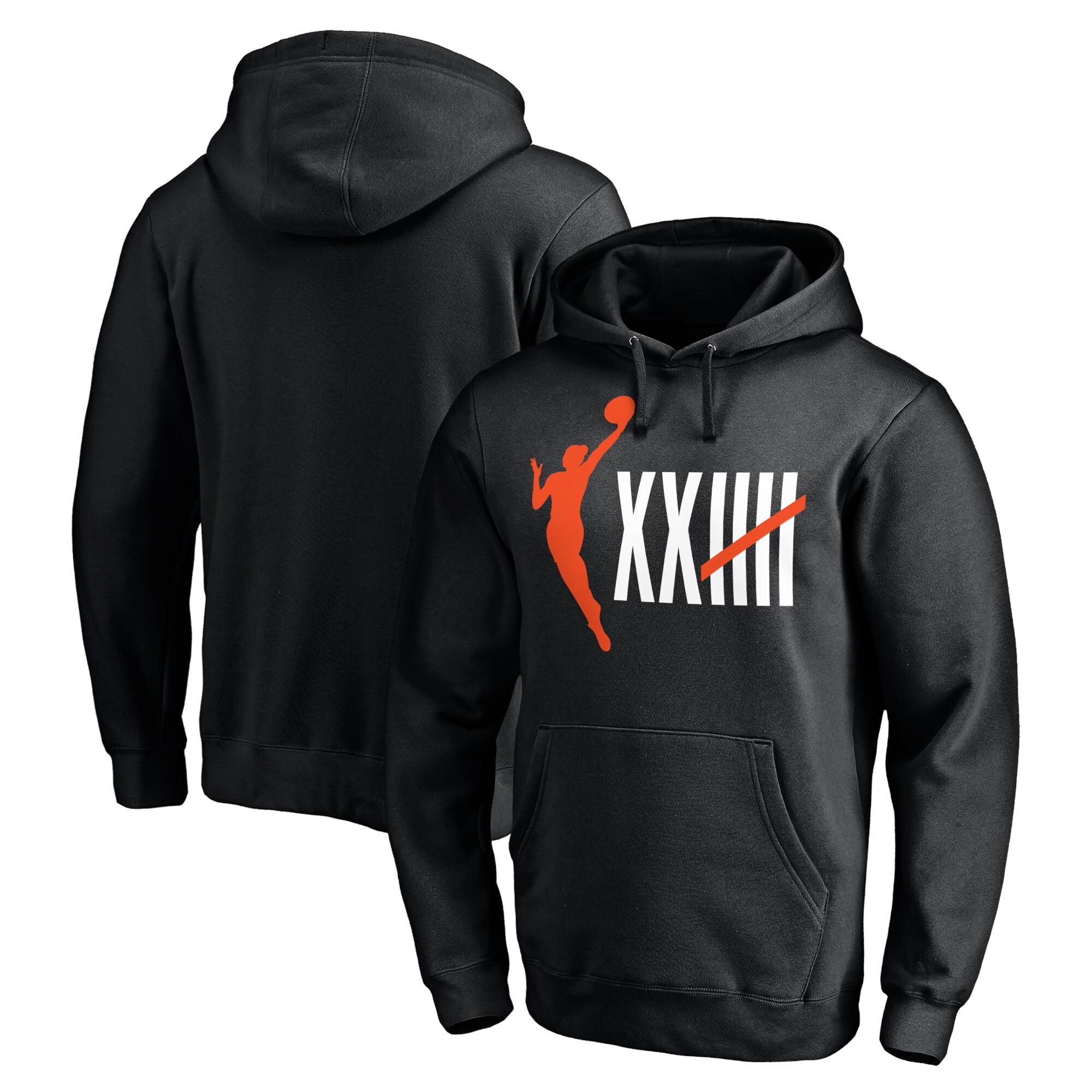 Men s Fanatics Branded Black WNBA 25th Anniversary Pullover Hoodie Walmart
