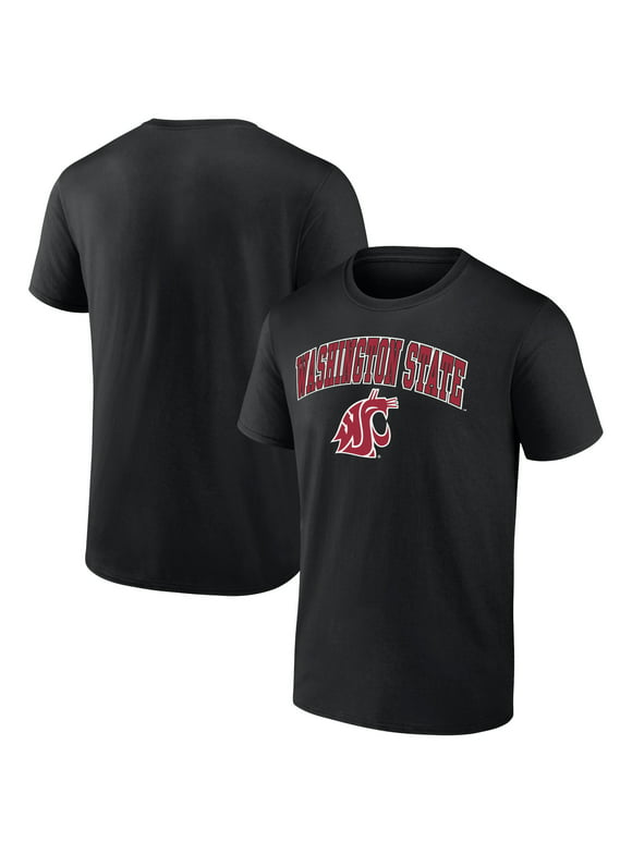 Men's Fanatics Branded Black Washington State Cougars Campus T-Shirt