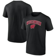 Men's Fanatics Branded Black Wisconsin Badgers Campus T-Shirt