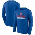 thumbnail image 1 of Men's Blue Detroit Pistons Let's Go Long Sleeve T-Shirt, 1 of 3