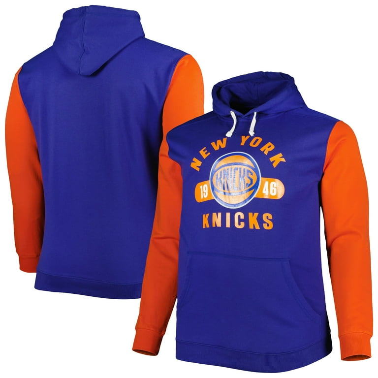 Men's Fanatics Branded Blue/Orange New York Knicks Big & Tall Bold