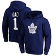 thumbnail image 1 of Men's Blue Toronto Maple Leafs #1 Dad Pullover Hoodie, 1 of 3