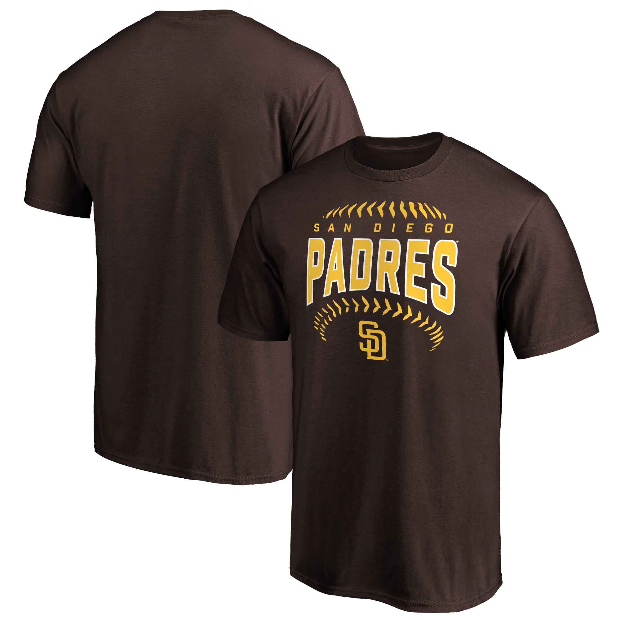 Men's Fanatics Branded Brown San Diego Padres Adrenaline Zone T-Shirt 