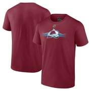 Men's Fanatics Branded Burgundy Colorado Avalanche Authentic Pro Secondary T-Shirt