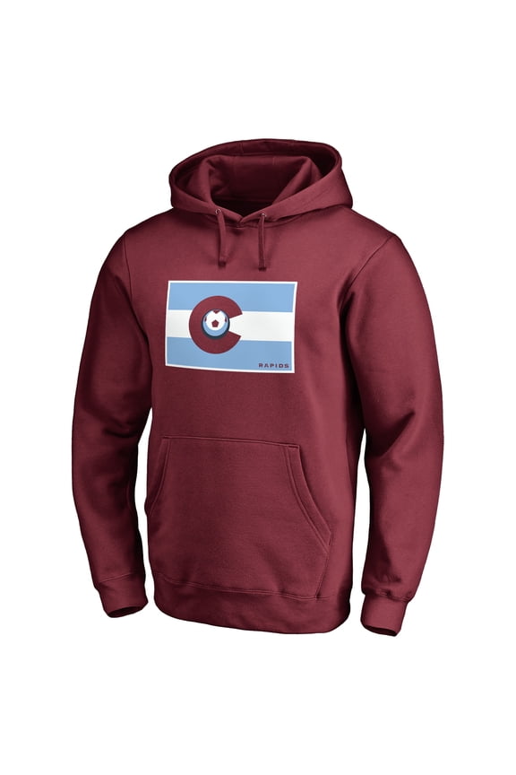 Men's Burgundy Colorado Rapids Hometown Collection Pullover Hoodie
