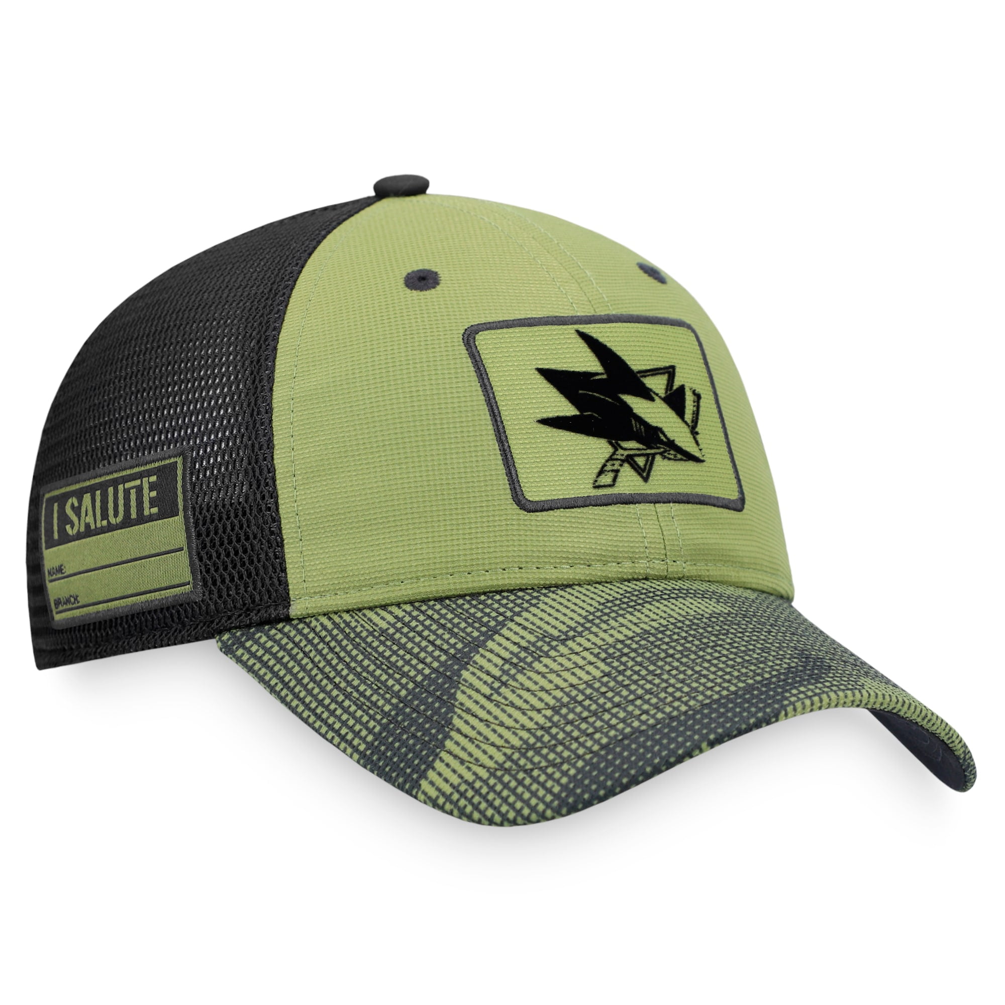 San Jose Sharks Fanatics Branded Details Flex Hat - Black