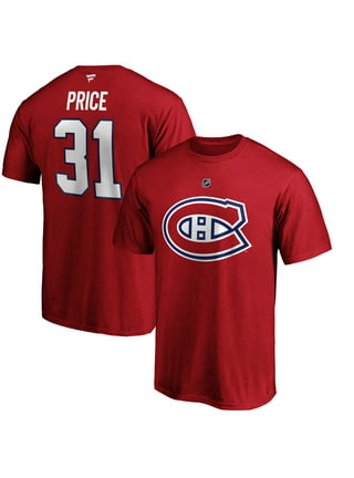 Fanatics Youth Boys Branded Red Montreal Canadiens Authentic Pro Prime T- shirt