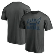 Men's Fanatics Branded Charcoal Atlanta Braves Team Primary Pill T-Shirt