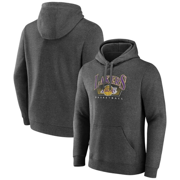 Men's Charcoal Los Angeles Lakers Selection Pullover Hoodie
