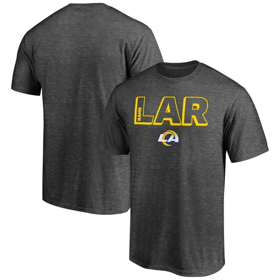 Men's Charcoal Los Angeles Rams Must Win T-Shirt