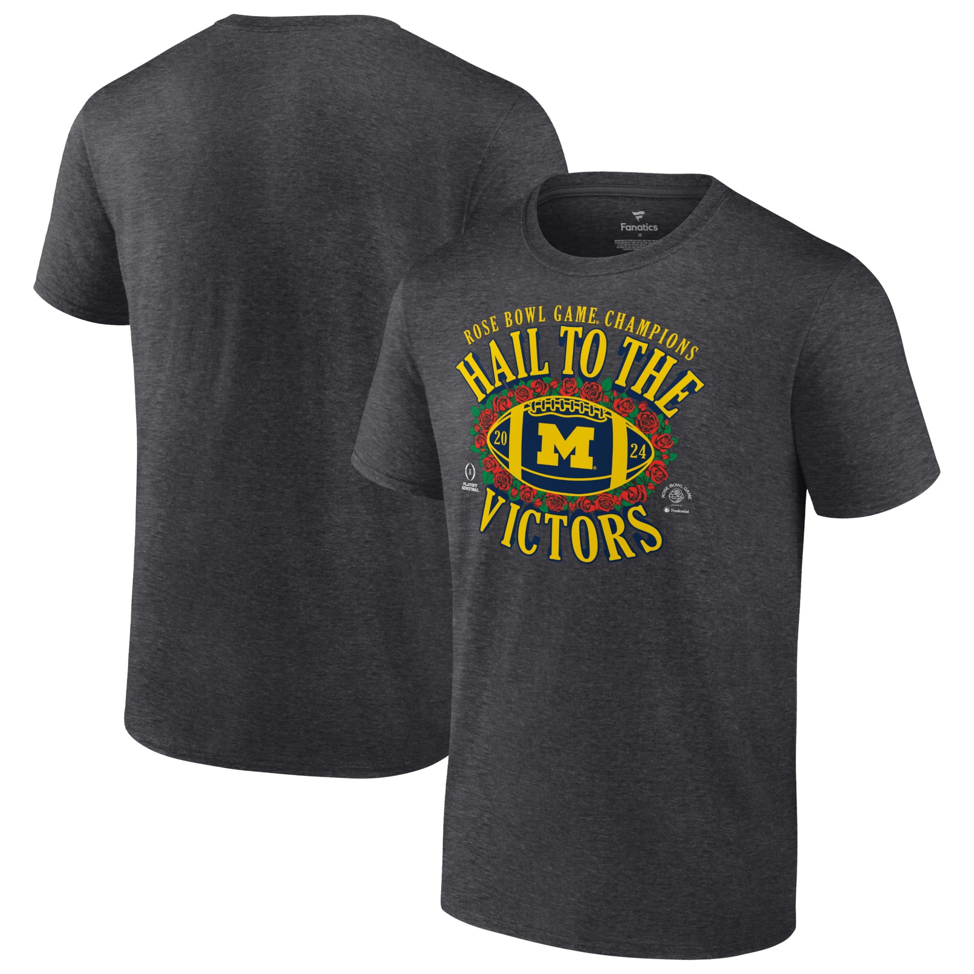 Men's Fanatics Branded Charcoal Michigan Wolverines College Football