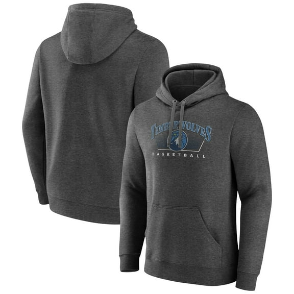 Men's Charcoal Minnesota Timberwolves Selection Pullover Hoodie