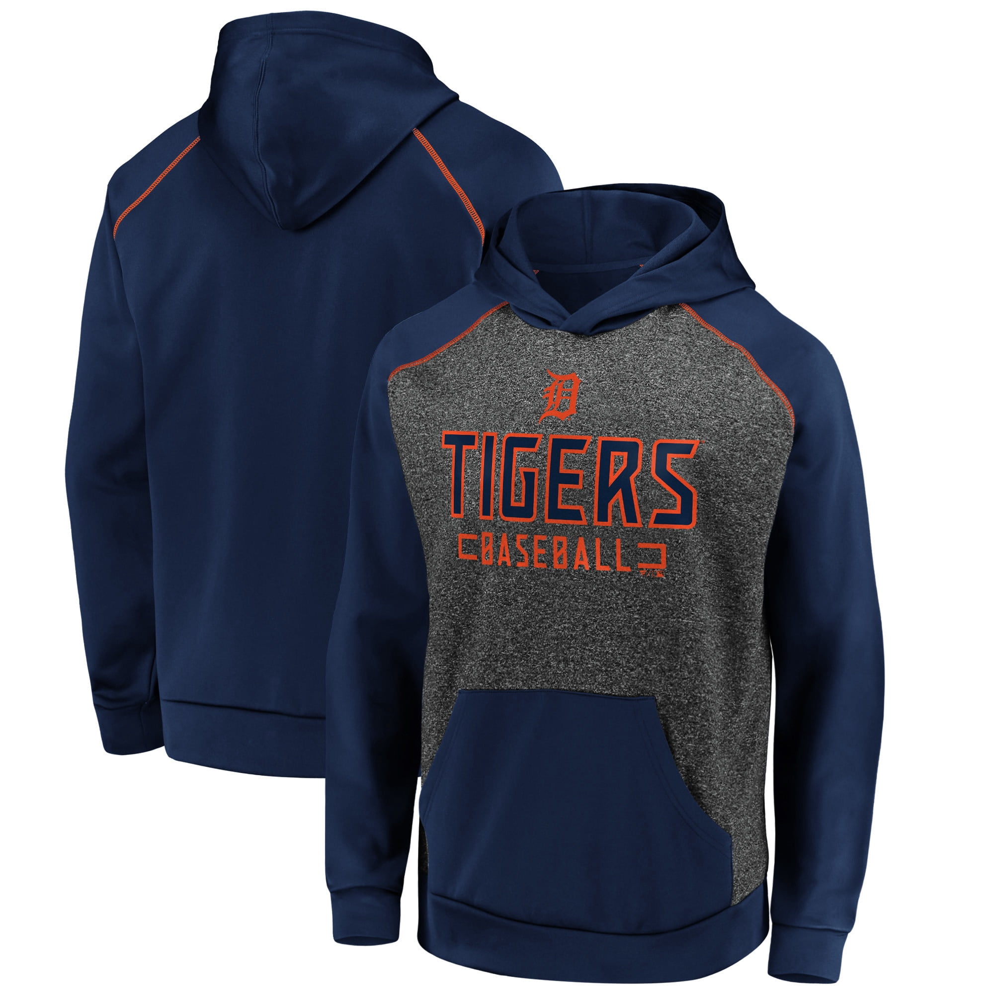 Men's Fanatics Branded Charcoal/Navy Detroit Tigers Game Day Ready