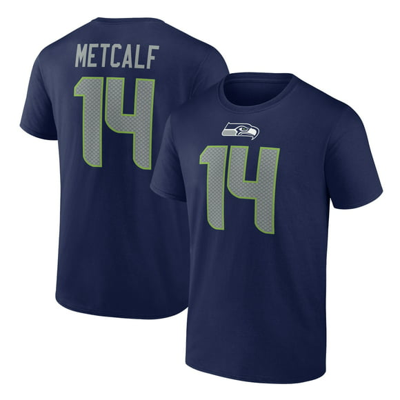 Men's Fanatics Branded DK Metcalf College Navy Seattle Seahawks Athletic Coordinator T-Shirt