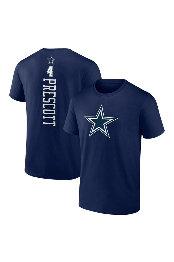 Men's Dak Prescott Navy Dallas Cowboys Playmaker T-Shirt