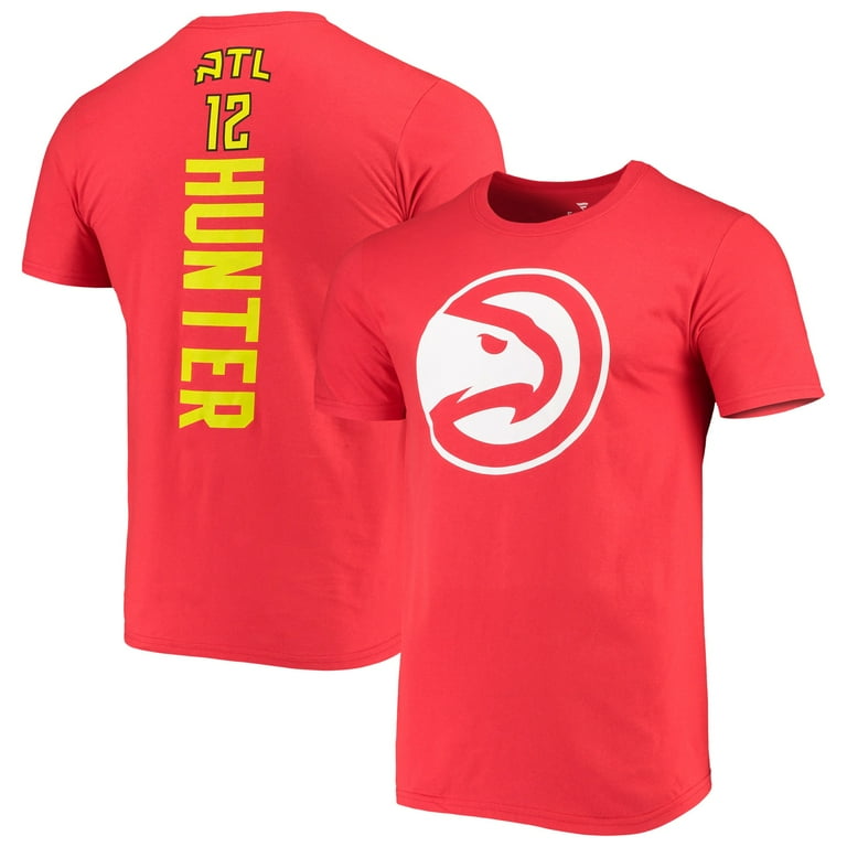 Men s Fanatics De Andre Hunter Red Atlanta Hawks Playmaker Name Number Logo T Shirt Walmart