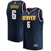 Men's Fanatics Branded DeAndre Jordan Navy Denver Nuggets Fast Break Player Jersey - Icon Edition