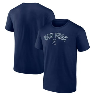 Men's Profile Derek Jeter Navy New York Yankees Big & Tall Fleece Short Sleeve Hoodie