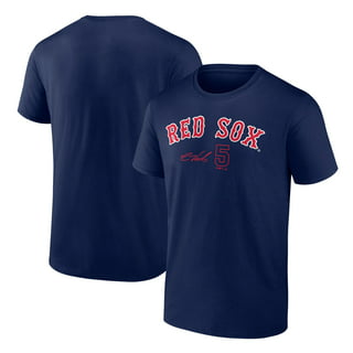 Majestic Boston Red Sox Women's Striped V-Neck T-Shirt