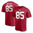 thumbnail image 1 of Men's Fanatics Branded George Kittle Scarlet San Francisco 49ers Athletic Coordinator T-Shirt, 1 of 3