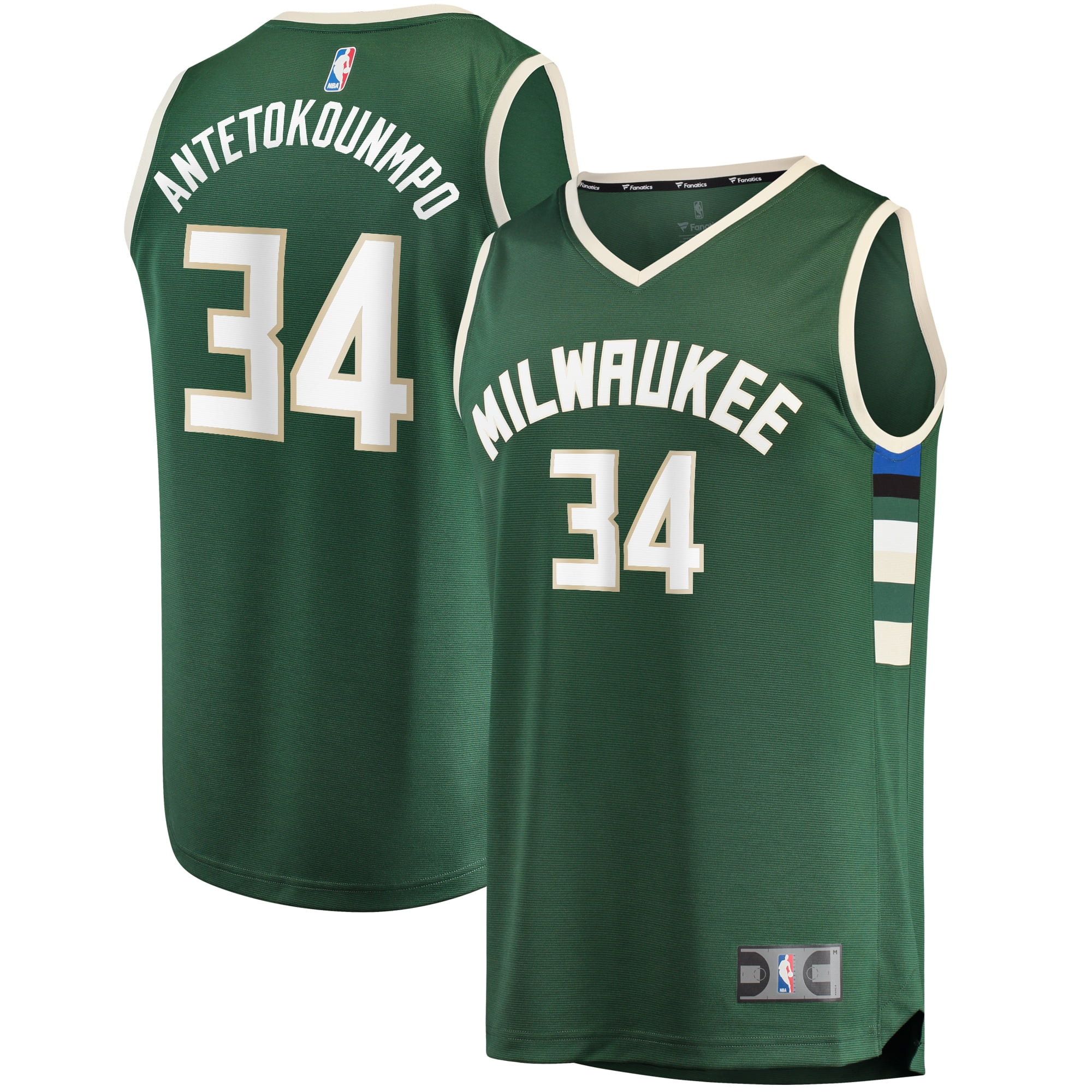 Men s Fanatics Branded Giannis Antetokounmpo Hunter Green