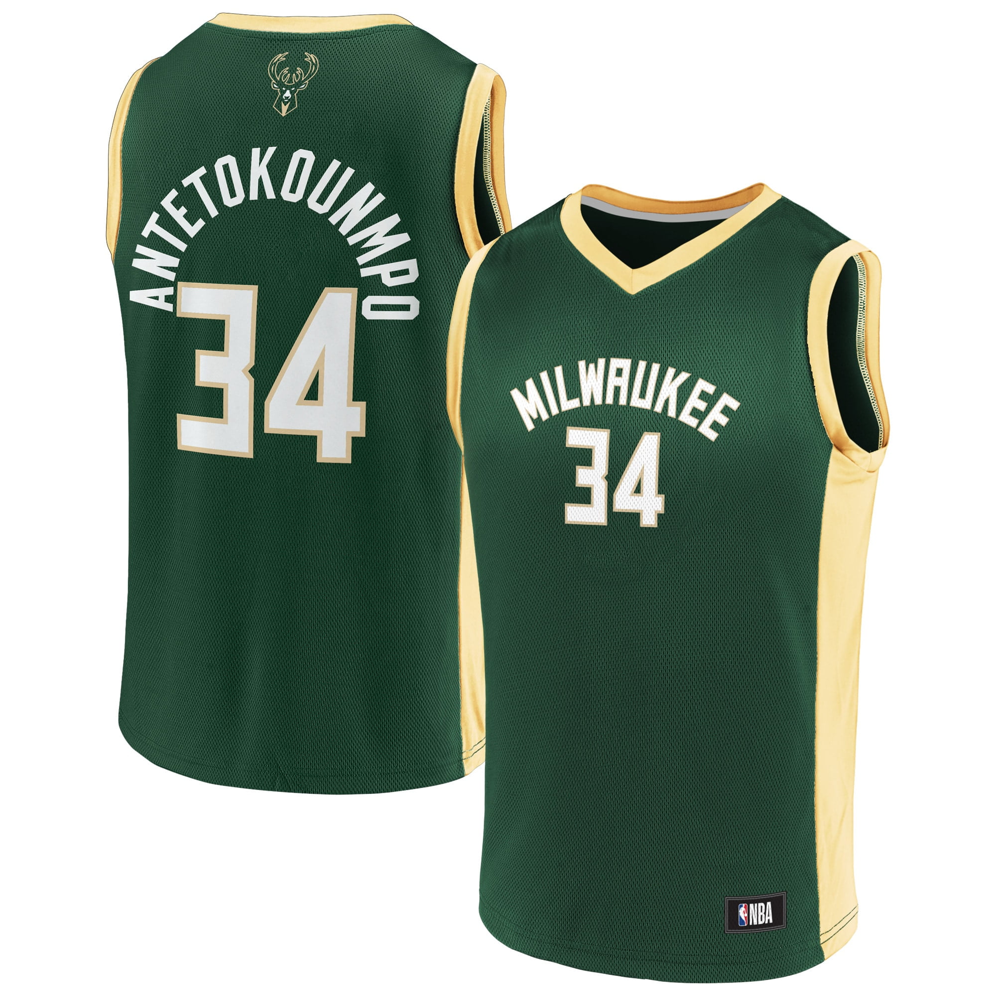 Giannis Antetokounmpo Milwaukee Bucks Green Jersey