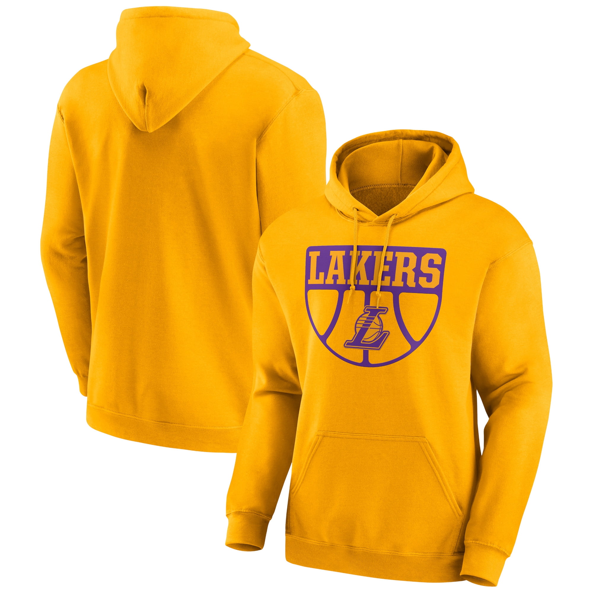 Men's Fanatics Branded Gold Los Angeles Lakers Sudden Switch Pullover Hoodie  