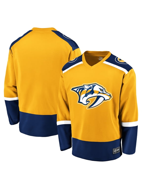 NHL Nashville Predators Men's Yellow Jersey