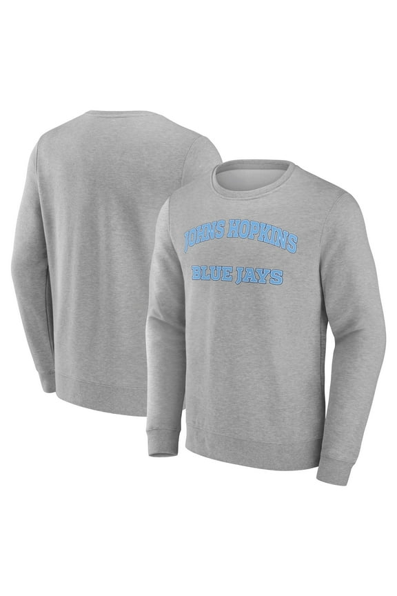 Men's Gray Johns Hopkins Blue Jays Campus Sweatshirt