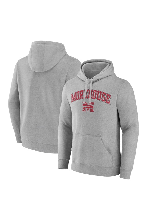Men's Gray Morehouse Maroon Tigers Campus Pullover Hoodie